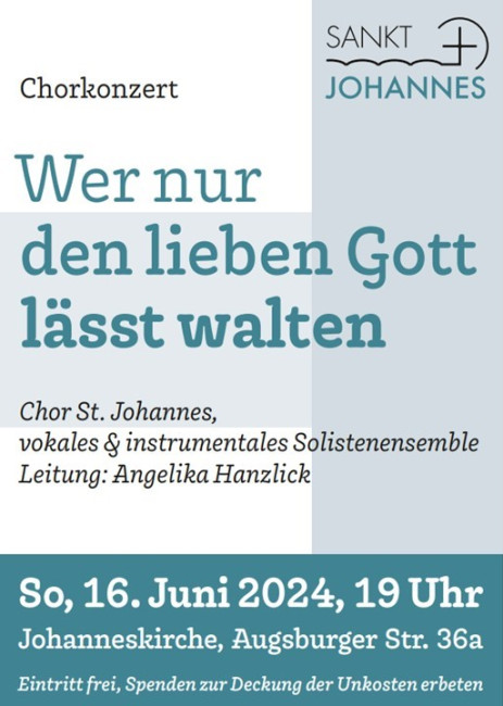 Plakat Chorkonzert 16.6.2024 